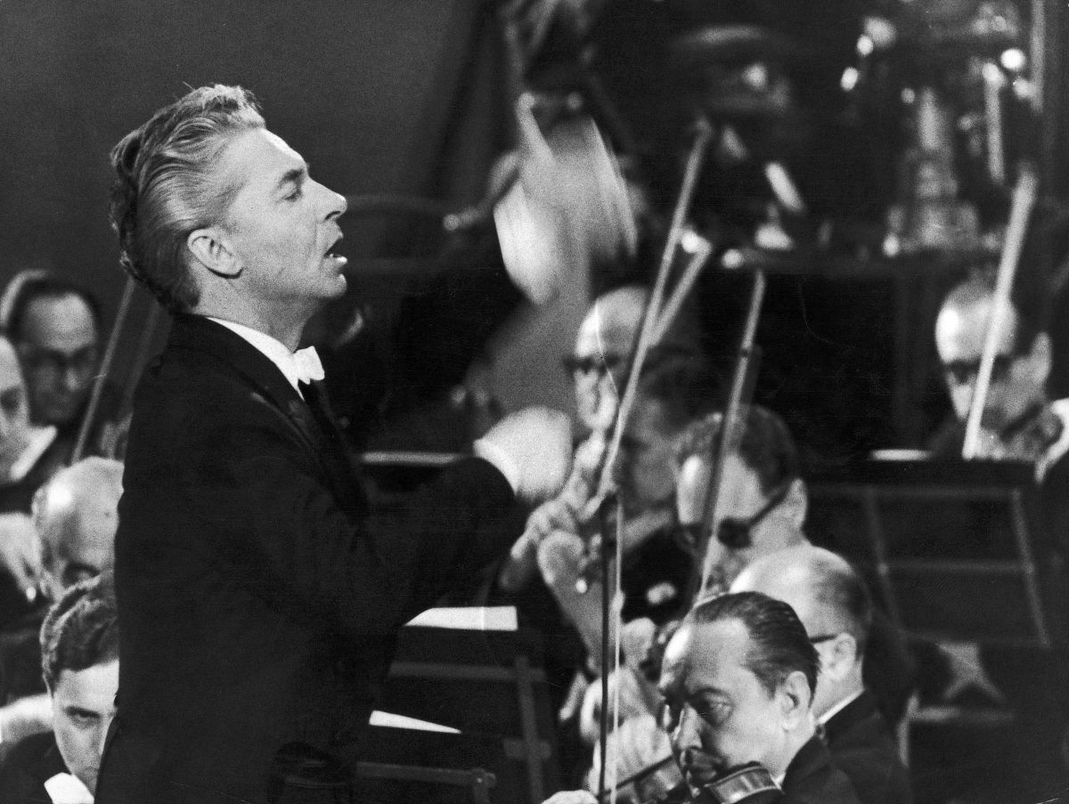 unspecified - may 20:  20th may 1967. rome. herbert von karajan 
