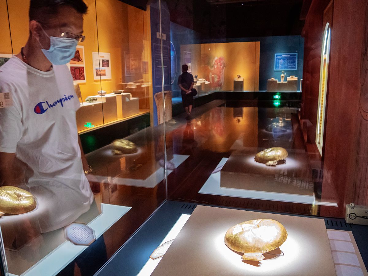 2020年7月3日,广州,"契丹印象——辽代文物精品展"在广东省博物馆开展