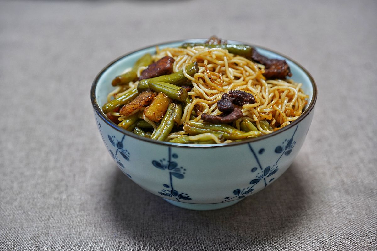 扁豆焖面怎么做