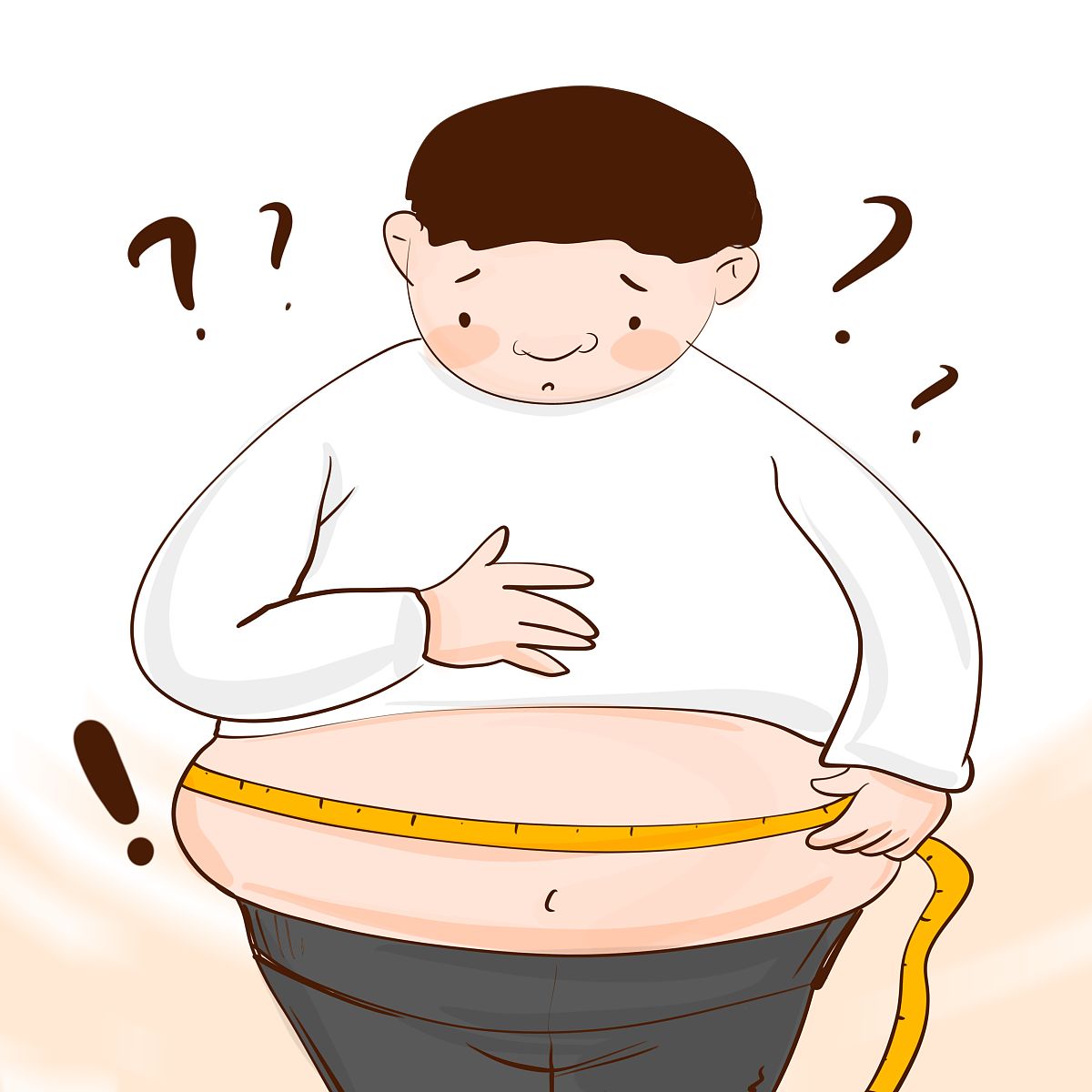 吃了个饭 肚子更大了 如何幽默回答