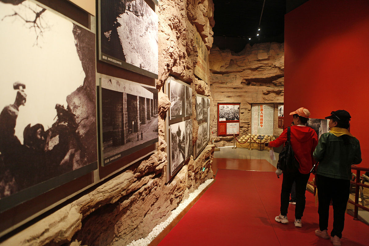 2021年4月11日,河南安阳,修建于上世纪60年代的红旗渠总干渠全长70.6