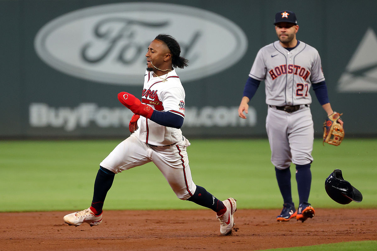 2021年10月31日,美国,2021mlb世界大赛g5,亚特兰大勇士vs休斯顿太空人