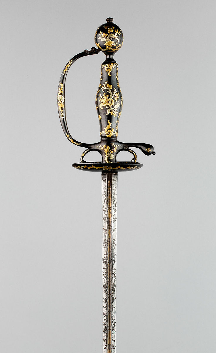 smallsword, germany, circa 1760. artist unknown. (photo by by he