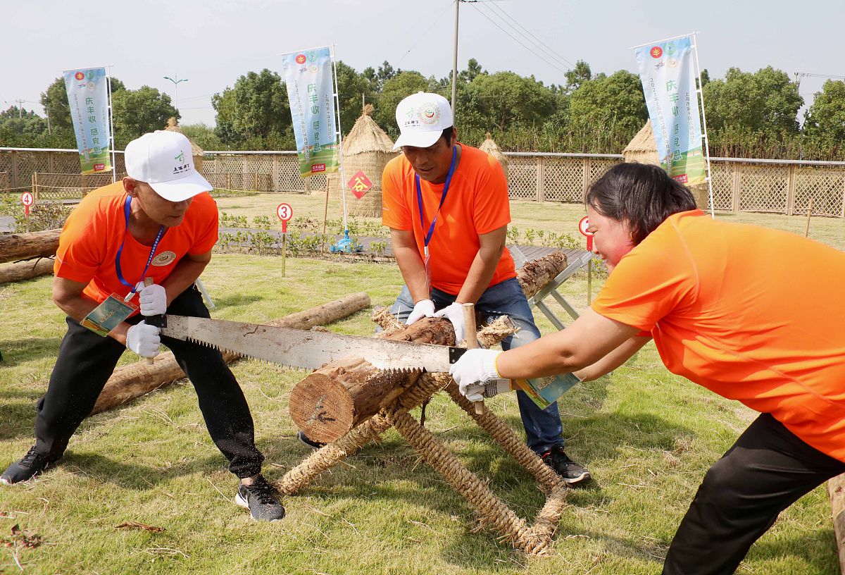 2021年9月28日,上海市第二届农民运动会体育健身活动周农耕运动会当天