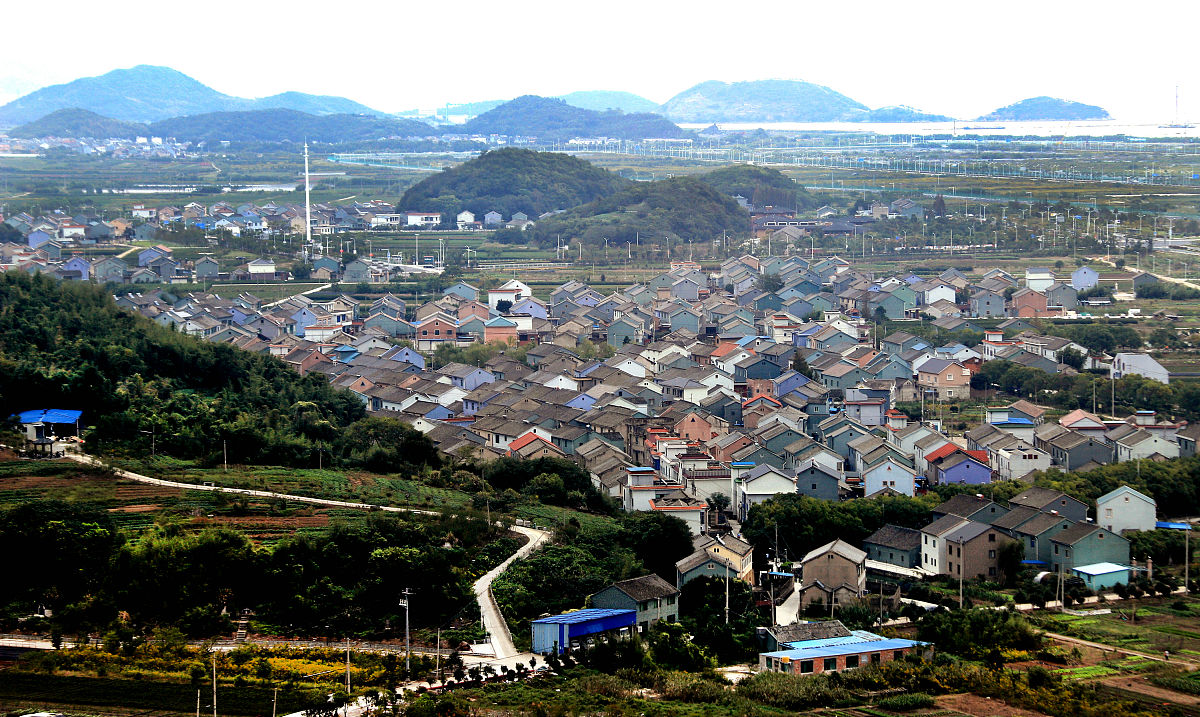 2017年10月20日,浙江宁波,梅山岛民居