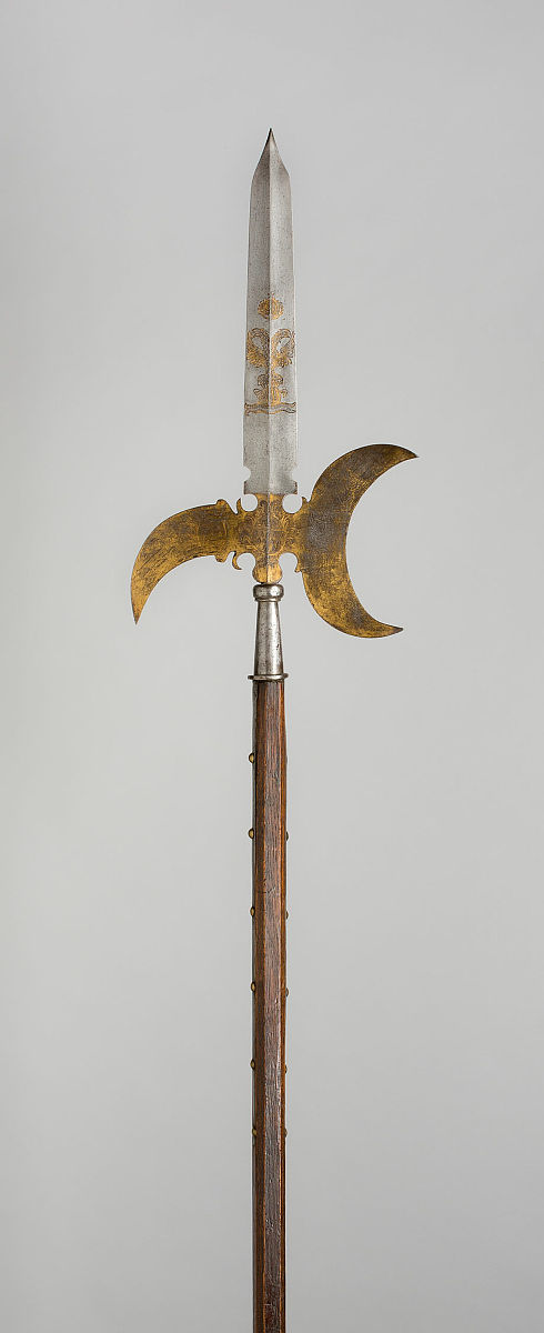 halberd for the civic guard of cologne, germany, circa 1700. art
