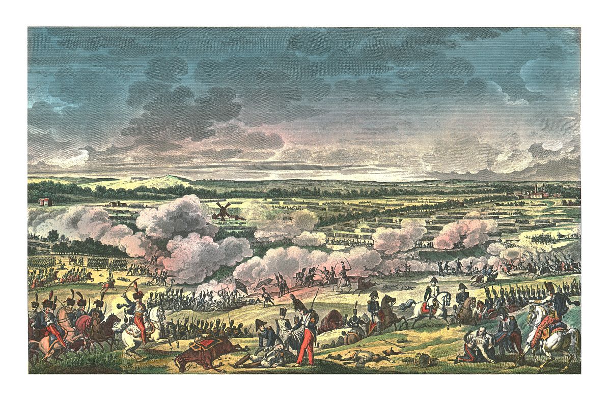 1815年6月18日,比利时的滑铁卢,法军与第七次反法联盟的英普联军展开