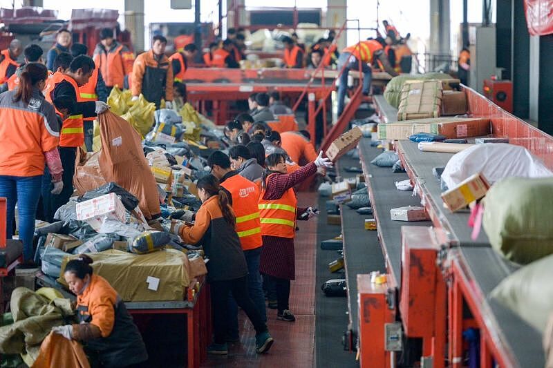 请你分析一下中国安徽省蚌埠市快递量