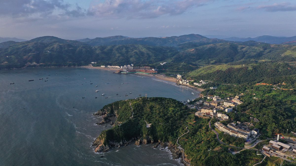 2021年10月4日,浙江省温州市苍南县,渔寮风景名胜区.