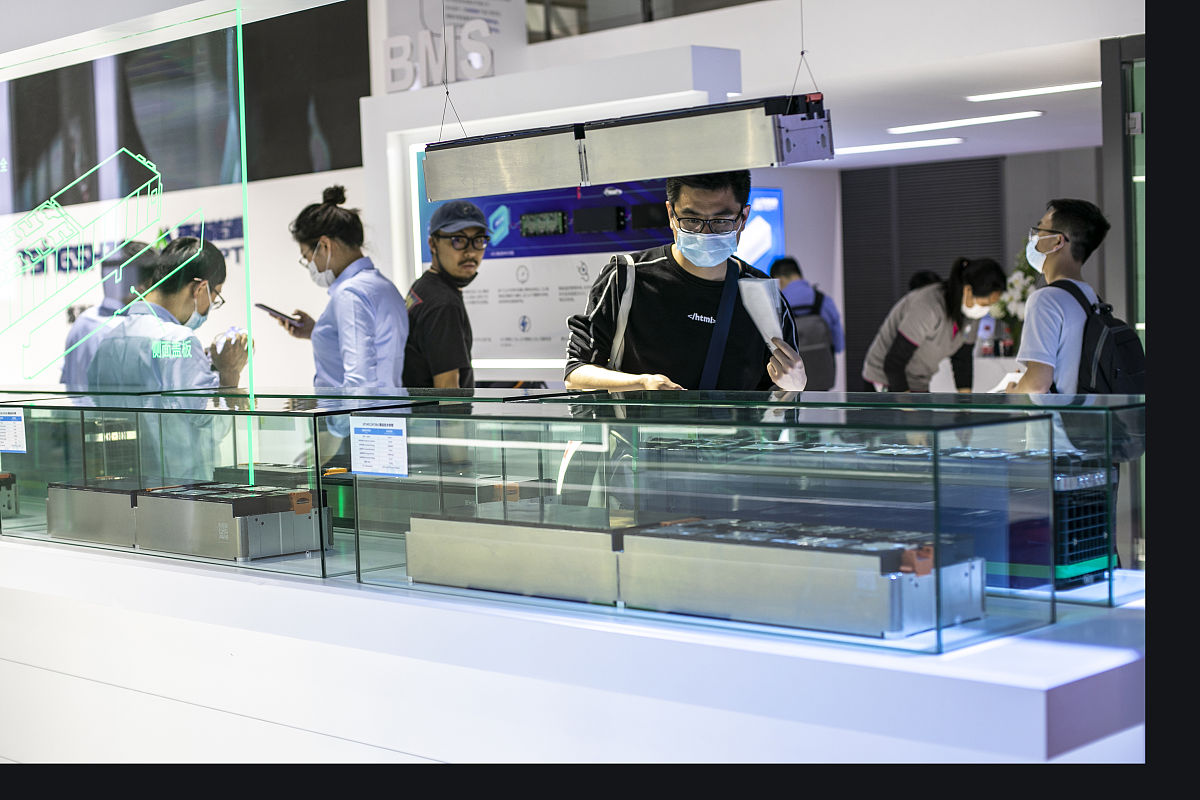 2021年4月19日,2021上海车展,瑞浦能源,新能源汽车电池,标准c箱电池包