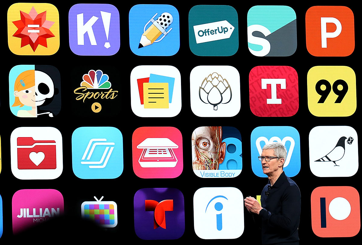 当地时间2018年6月4日,美国加州圣何塞,苹果wwdc 2018开发者大会召开,