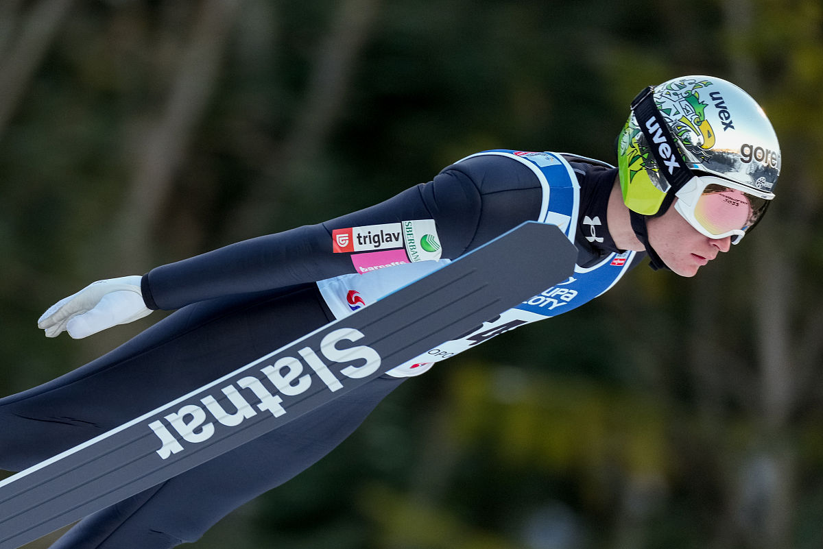 anze lanisek (slo) during the fis ski jumping world cup in zakop
