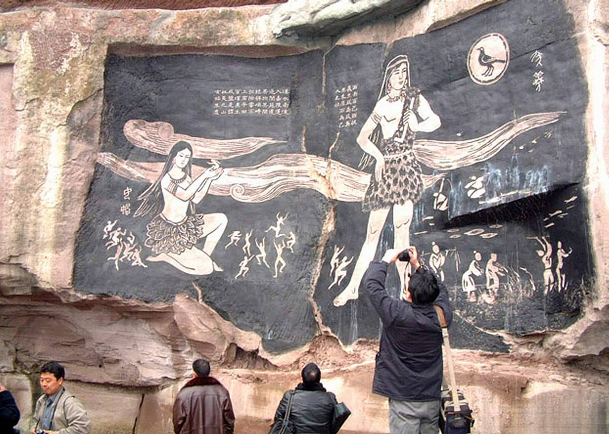 中国四大神话故事：伏羲女娲、盘古、女娲造人、神农尝百草