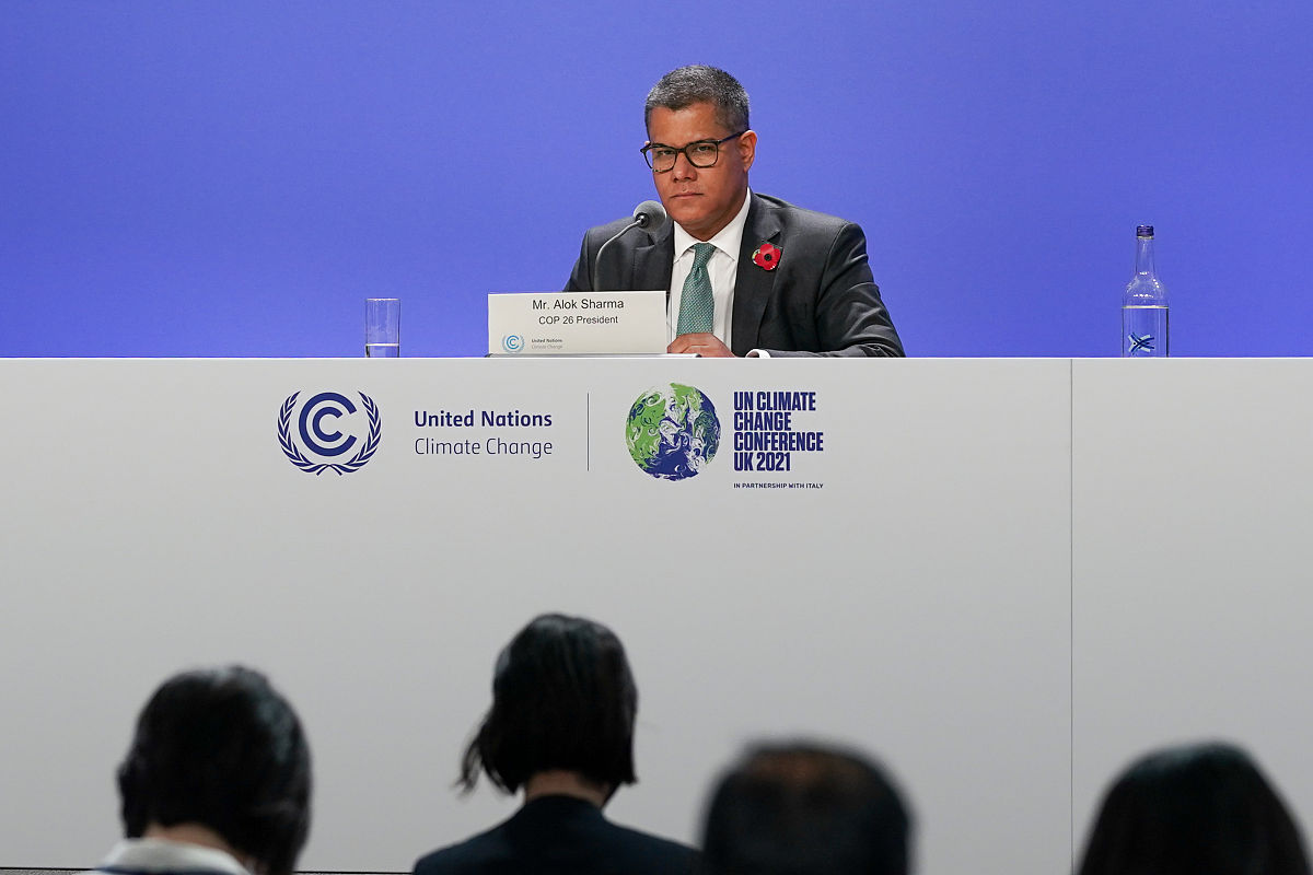 当地时间2021年10月31日,英国苏格兰格拉斯哥,《联合国气候变化框架公