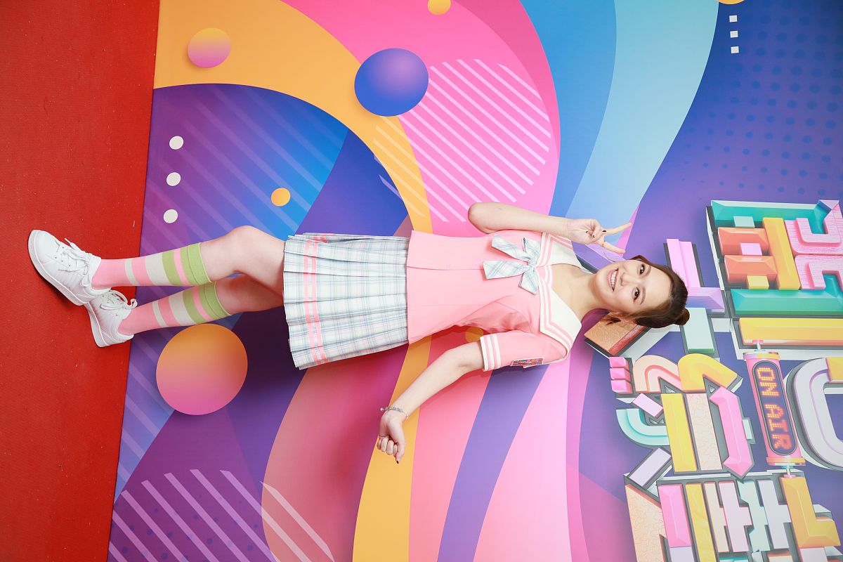 2021年5月16日,香港,无线《开心大综艺》直播节目录制.
