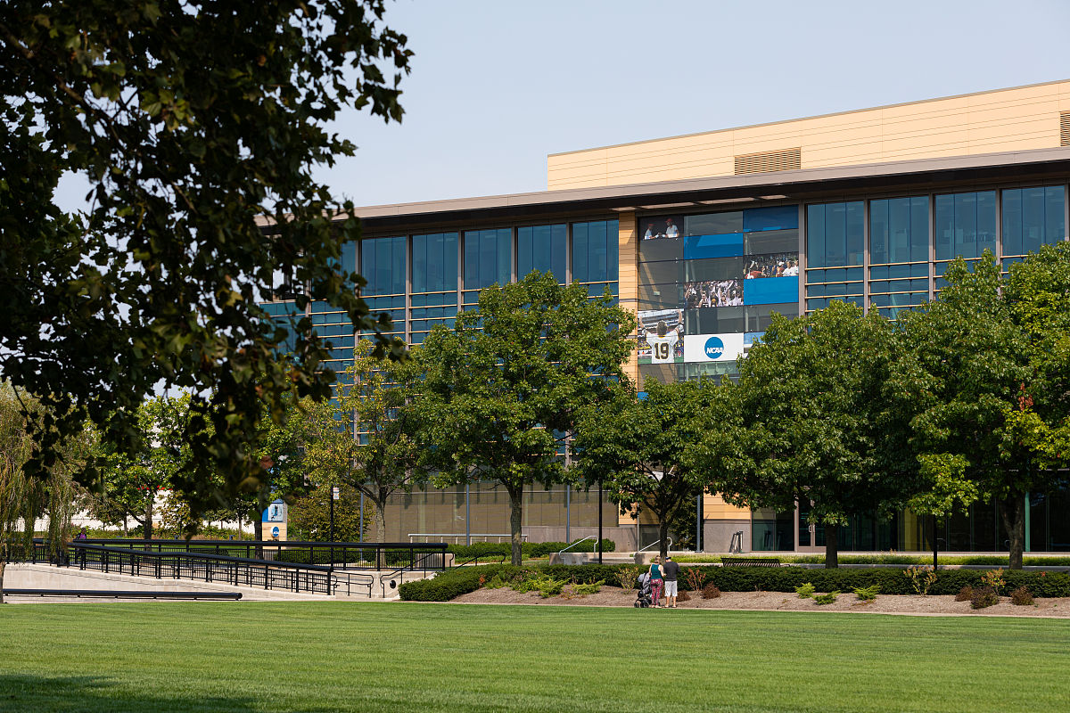indianapolis, indiana - september 17: the exterior of the ncaa n