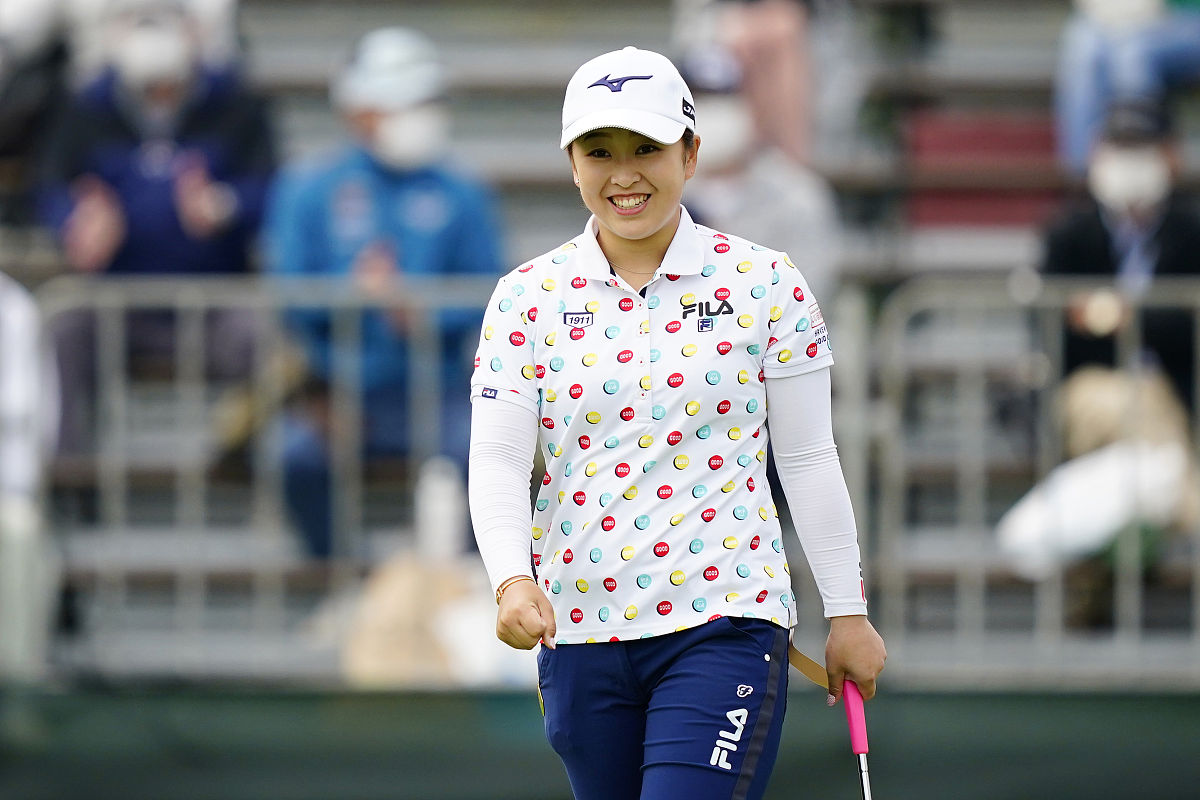 2021年3月4日,日本,2021大金兰花女子高球赛首轮赛况.nanjo, japan - 