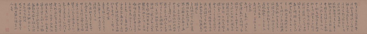 1900年1月1日,上海,明王宠草书李白古风诗卷.图为纸本