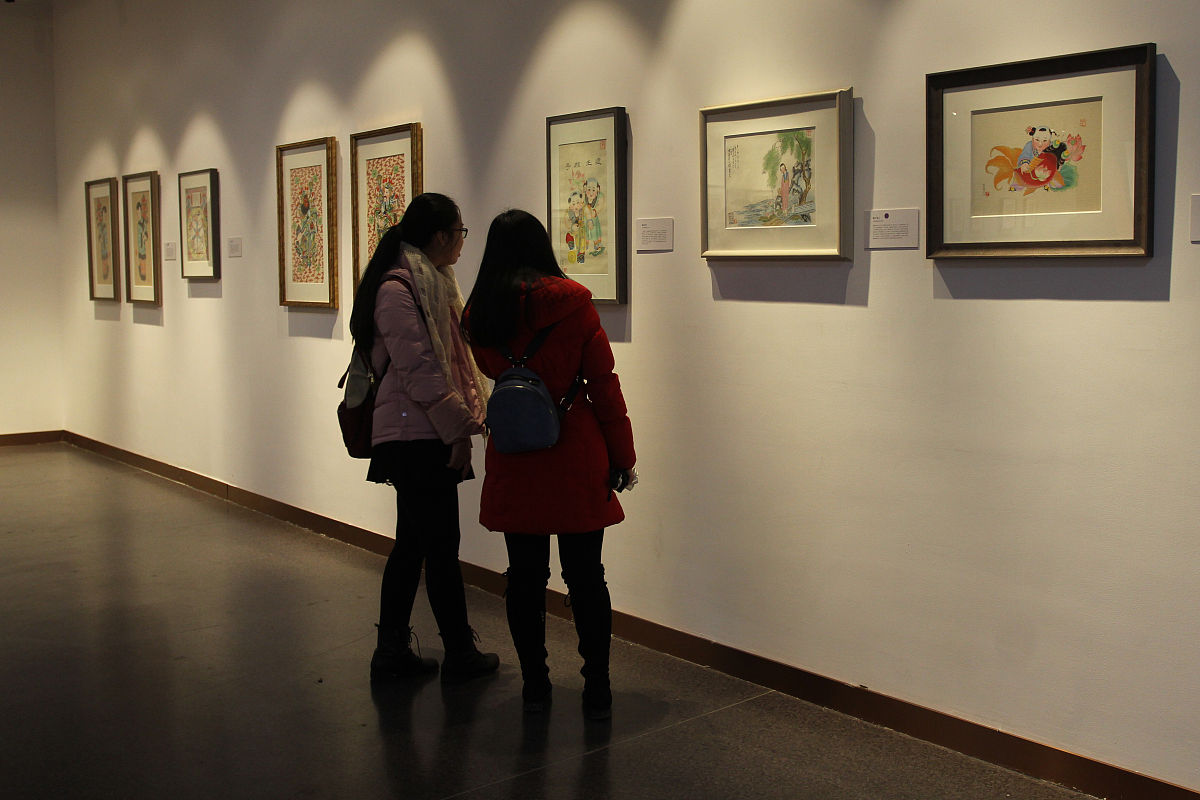 2018年1月21日,《大过新年——中国民间年画贺岁展》在武汉天地壹方购