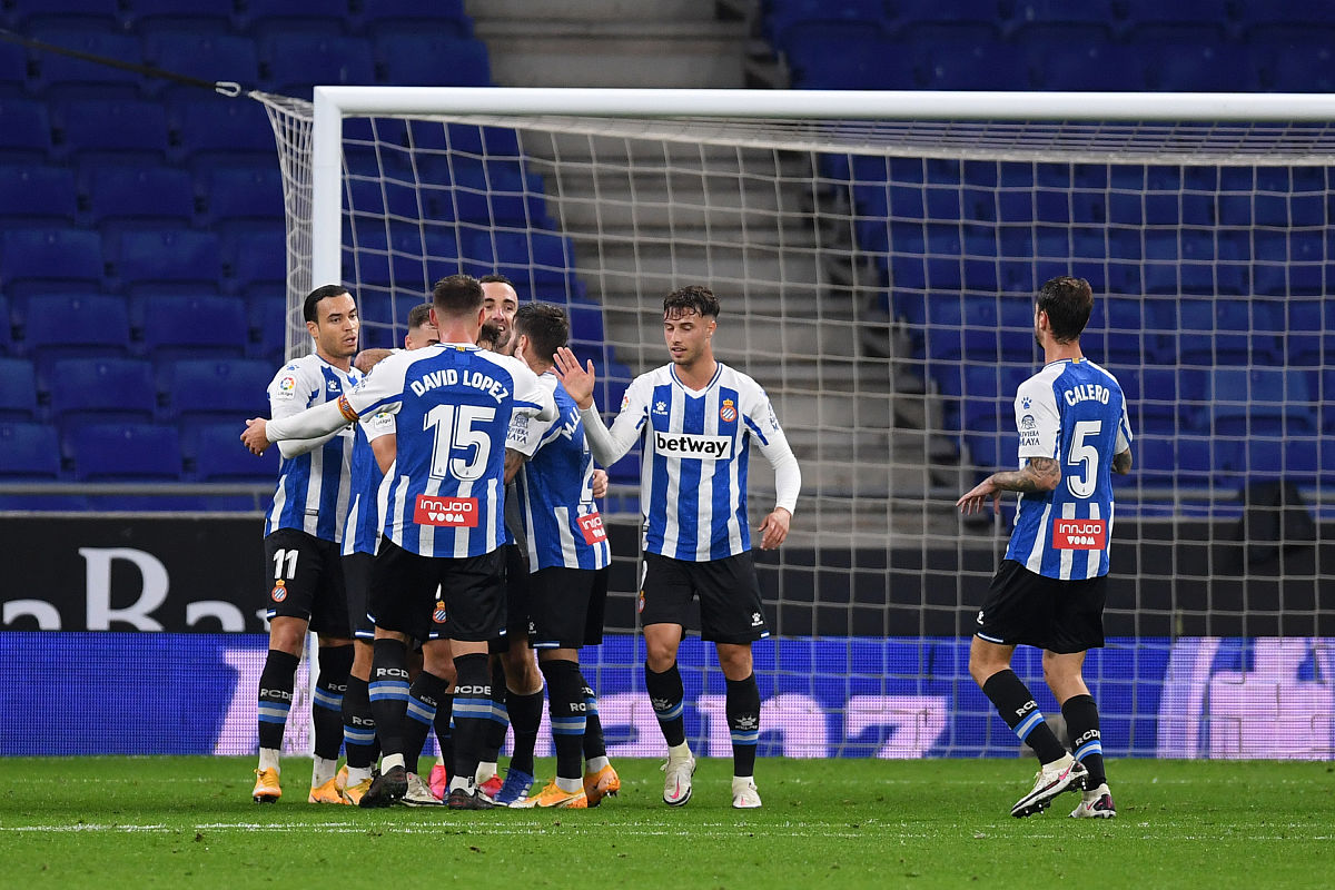 2020年11月7日,西班牙,20/21西乙,西班牙人2-1鲁勾.barcelona, spain 