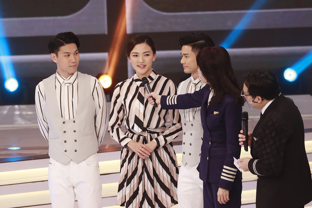 2020年12月26日,香港,tvb《 冲上云霄大选》直播决赛现场.