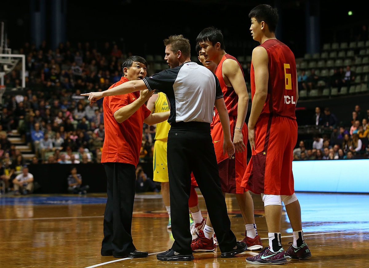 2014年5月31日,珀斯,2014中澳男篮对抗赛次场,澳大利亚vs中国男篮.宫