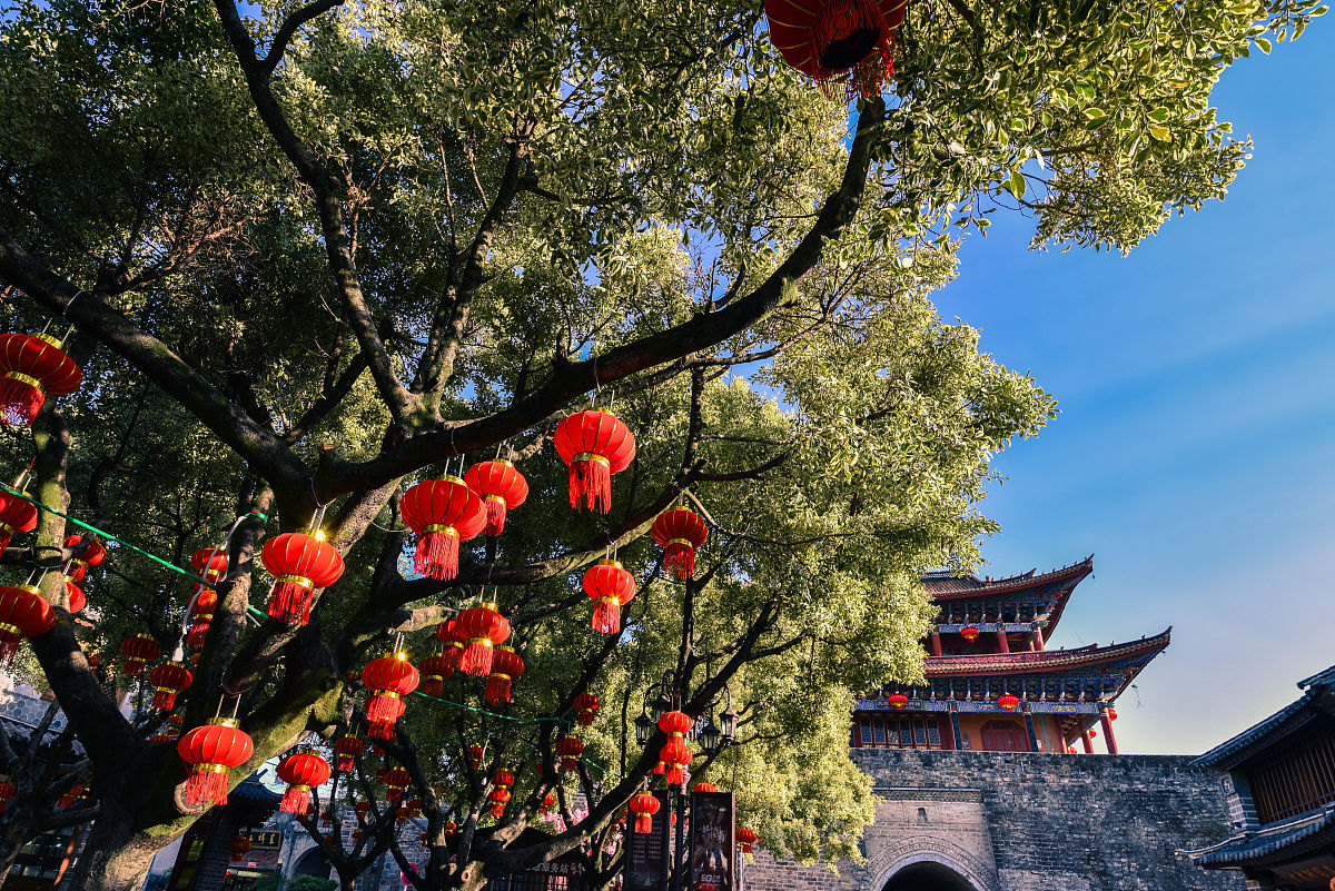 2019年2月12日,云南省大理白族自治州,大理古城风景区.