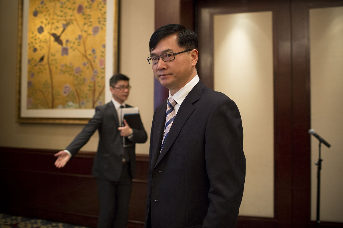 2014年3月20日,香港,中国移动举行新闻发布会.20日中国移动公布了其20