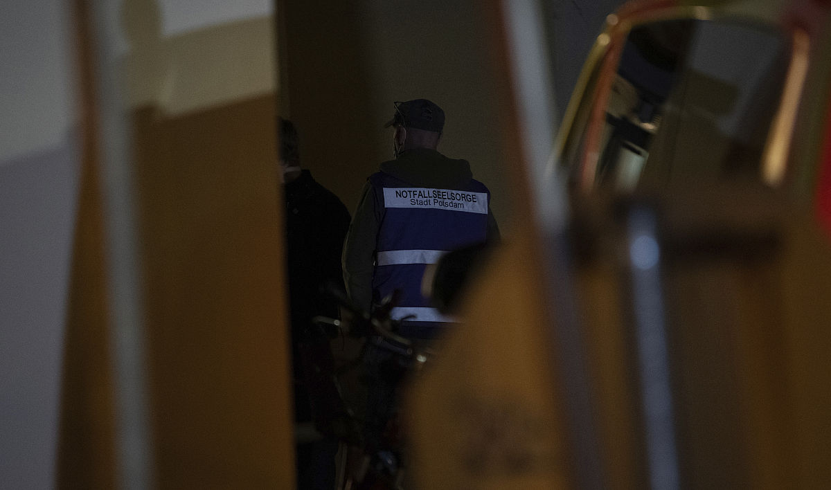 当地时间2021年4月28日,德国波茨坦,奥柏林医院发生命案,造成4人死亡,