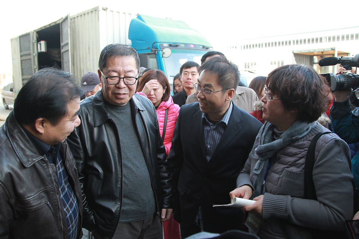 2014年11月15日,辽宁大连,电视剧《大连故事》开放探班.