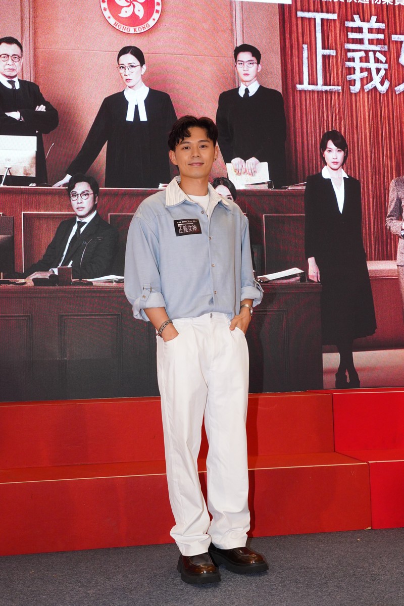 2026年3月30日,香港,剧集《正义女神》宣传活动.