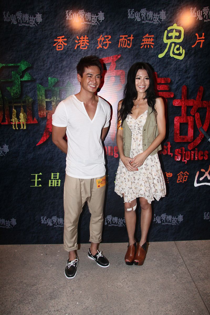 2011年8月31日,香港,电影《猛鬼爱情故事》于西贡一学校进行拍摄.罗仲