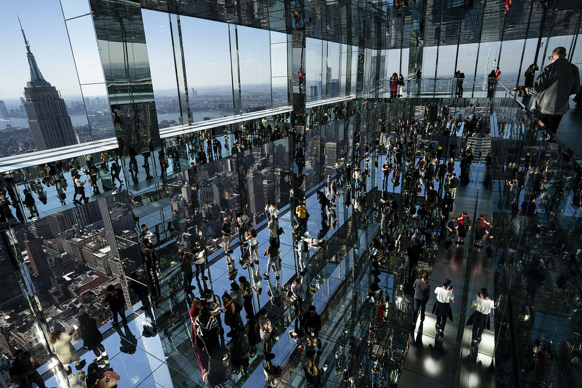 当地时间2021年10月21日,美国纽约,summit one vanderbilt将成为世贸