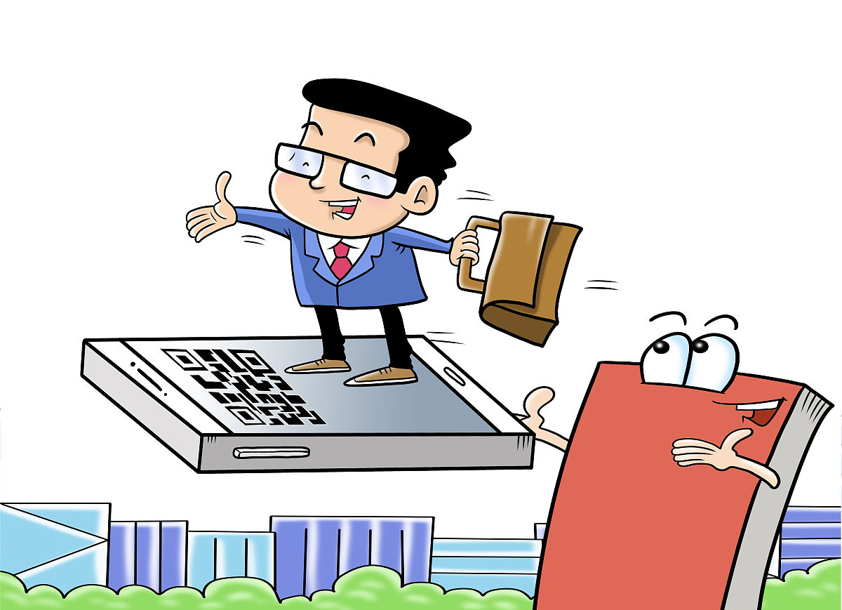 漫画:广州推行律师身份"一码通行"