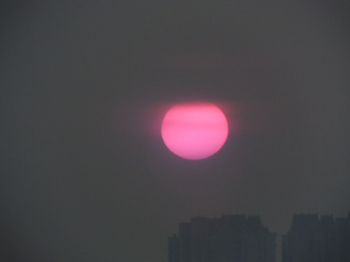 2021年12月31日,湖北宜昌,2021年最后一个日出.