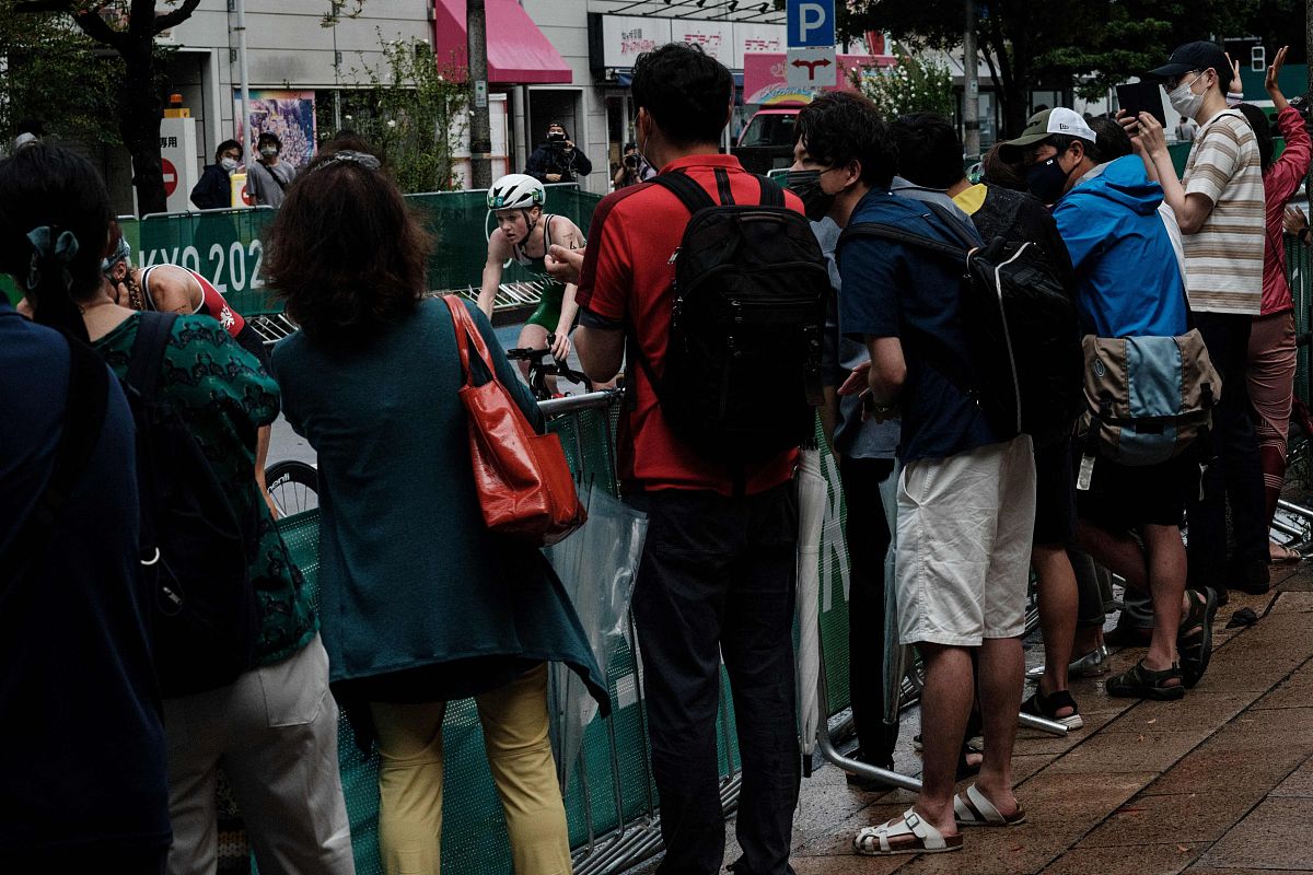 2021年7月27日,日本,2020东京奥运会铁人三项,女子个人赛赛况.people 