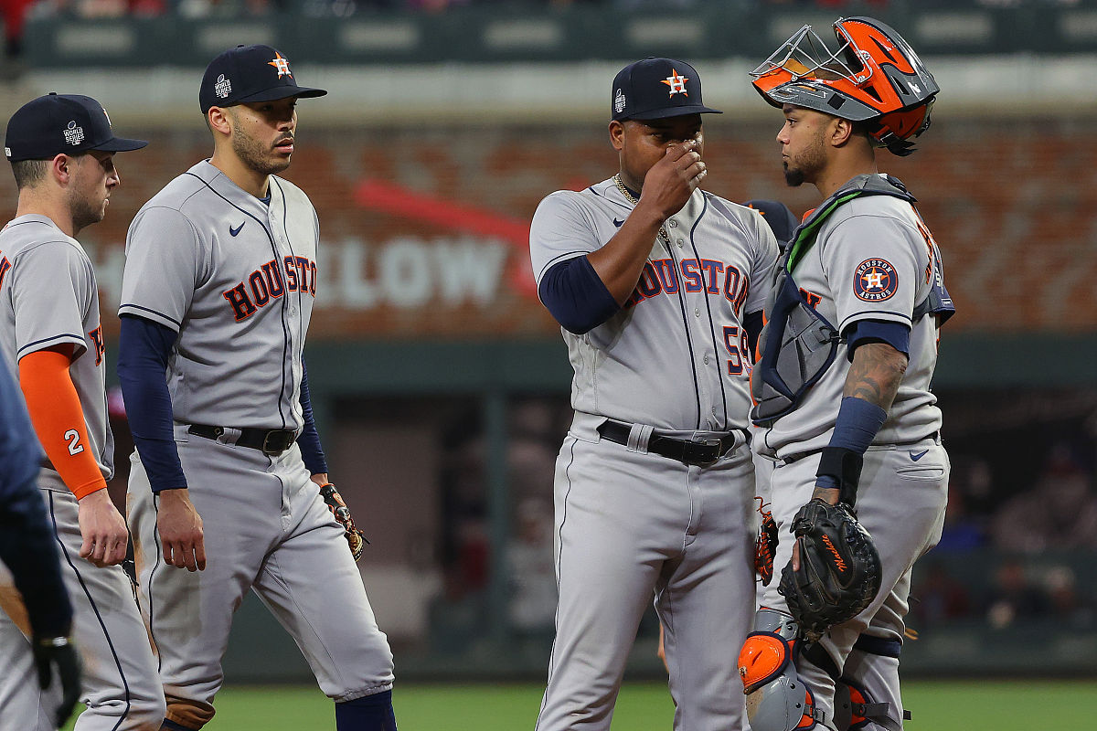 2021年10月31日,美国,2021mlb世界大赛g5,亚特兰大勇士vs休斯顿太空人