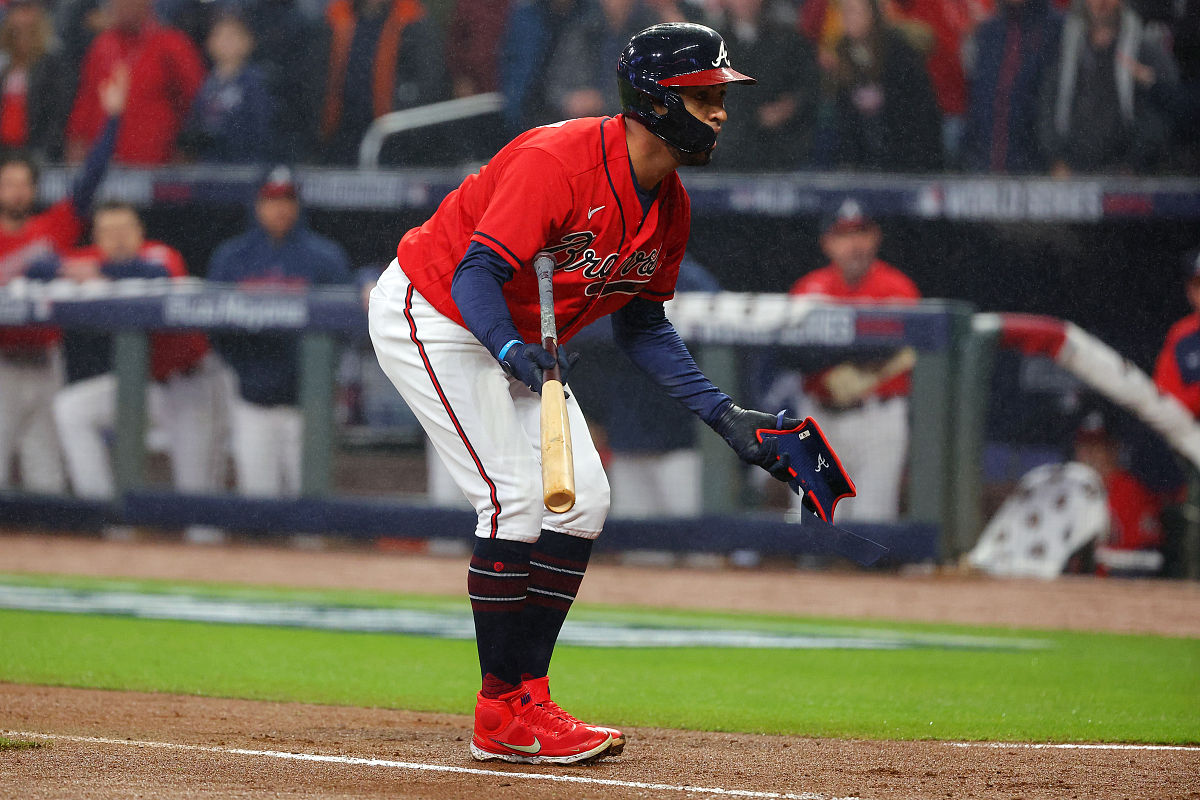 2021年10月29日,美国,2021mlb世界大赛第3场,休斯顿太空人vs亚特兰大
