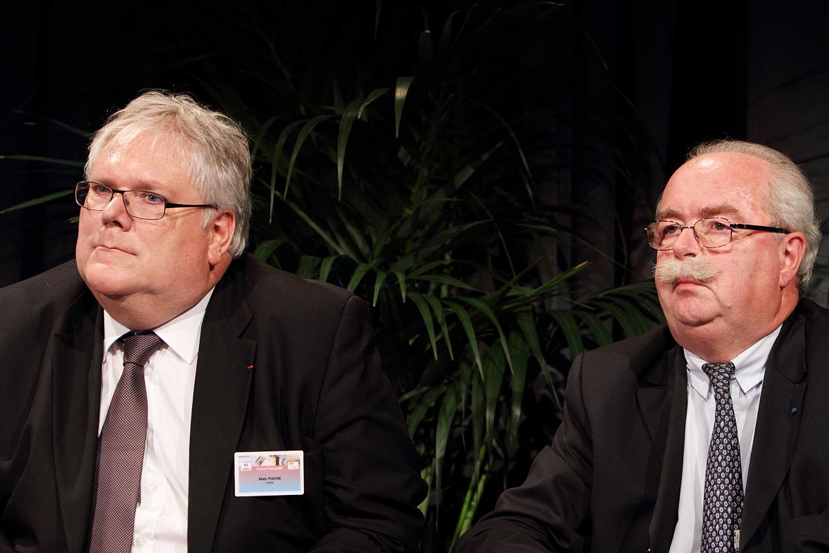 2011年6月29日,巴黎,法国道达尔集团首席执行官马哲睿(christophe de 