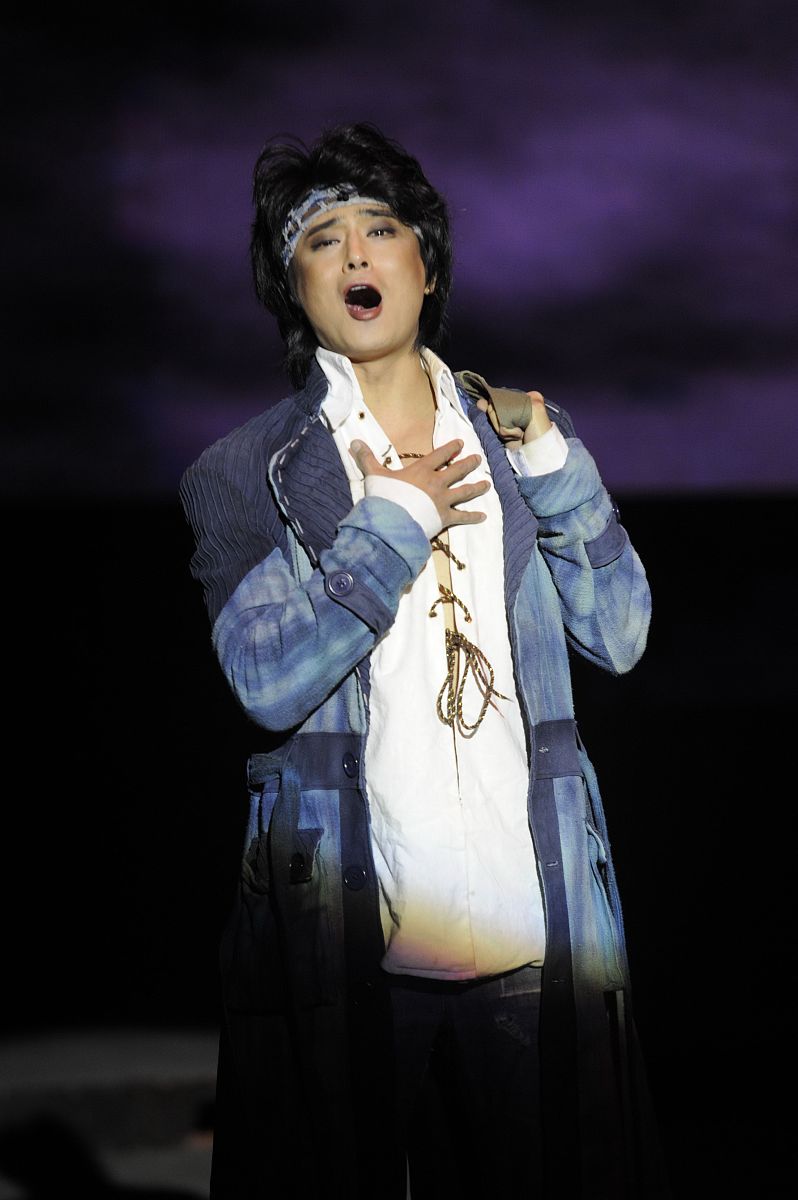 2008年9月26日,北京,国产音乐剧《蝶》举行原有版本的最后一场绝版演