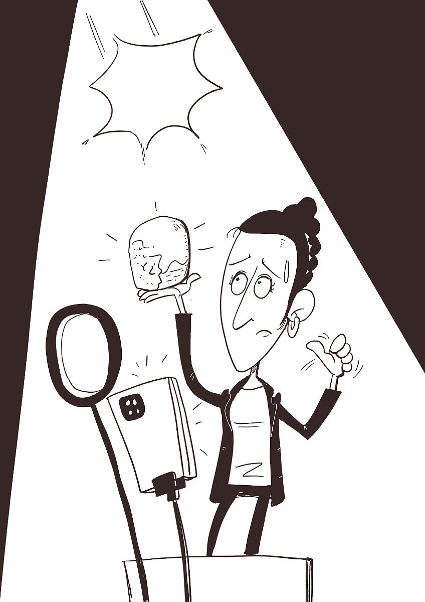 漫画:"薇娅带货翻车" 给直播行业敲警钟