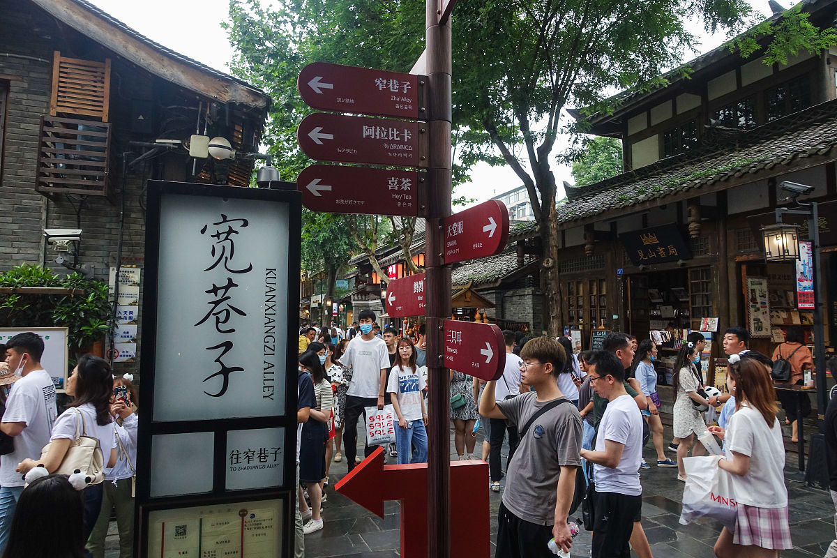 用不同方式和词语表达相同的意思：基于以上词频分析和语义网络分析所得的结果结合宽窄巷子旅游景区自身的特点将以上分析所得的高频词进行分类。最后检查这些类别的出现频率并删除了数据中出现频率非常低的一些类别最终获得5个类别形成成都宽窄巷子游客在线评论顾客满意度测评范畴。