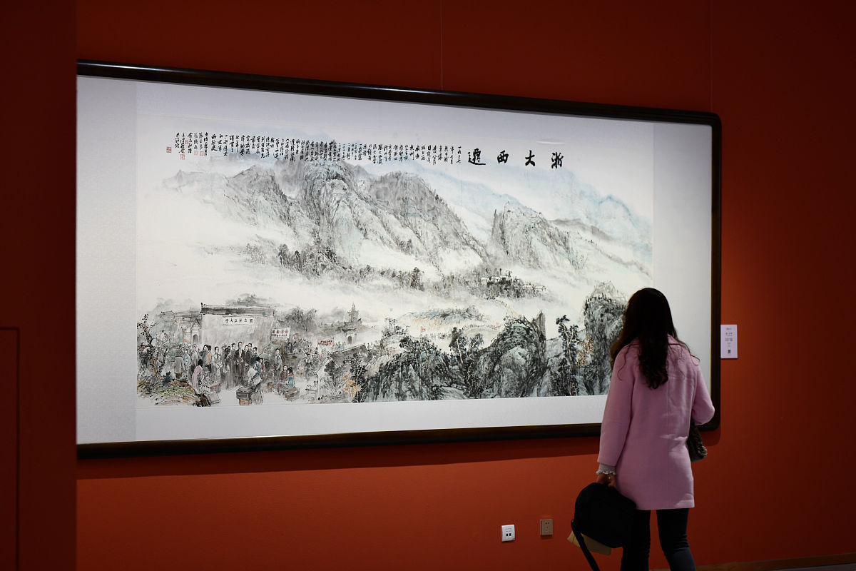 画笔下的爱国情：一位乡村画家的边疆赞歌