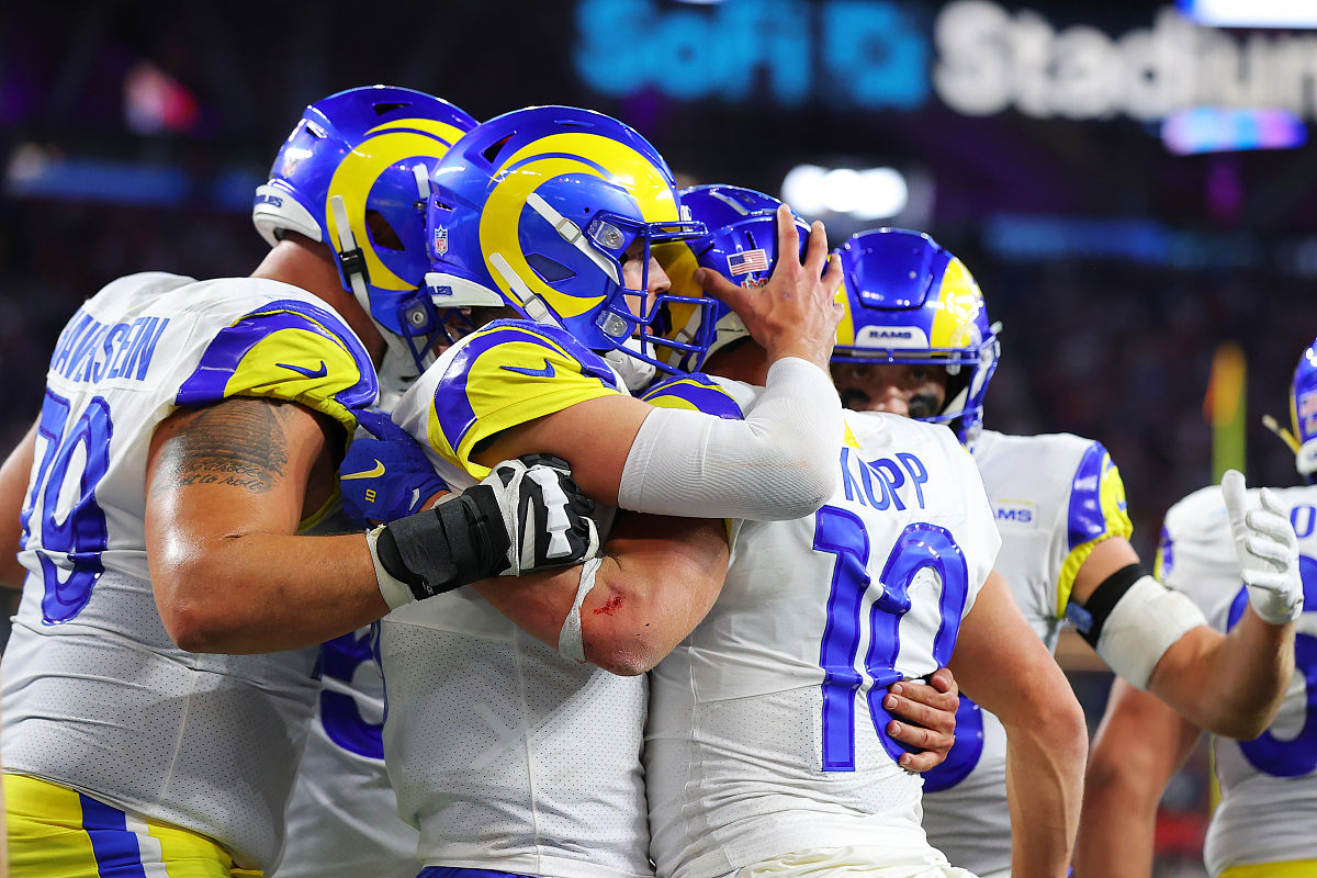 inglewood, california - february 13: cooper kupp #10 of the los 