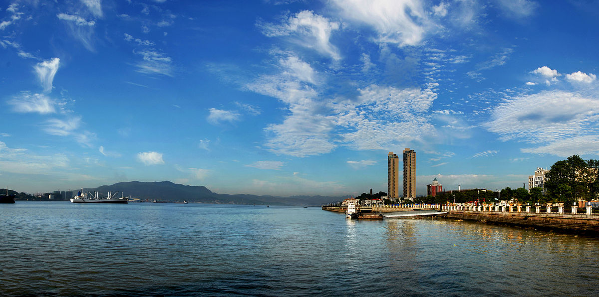 2020年11月4日,福建福州, 罗星塔一带的水域,被称为"宝塔锚地".