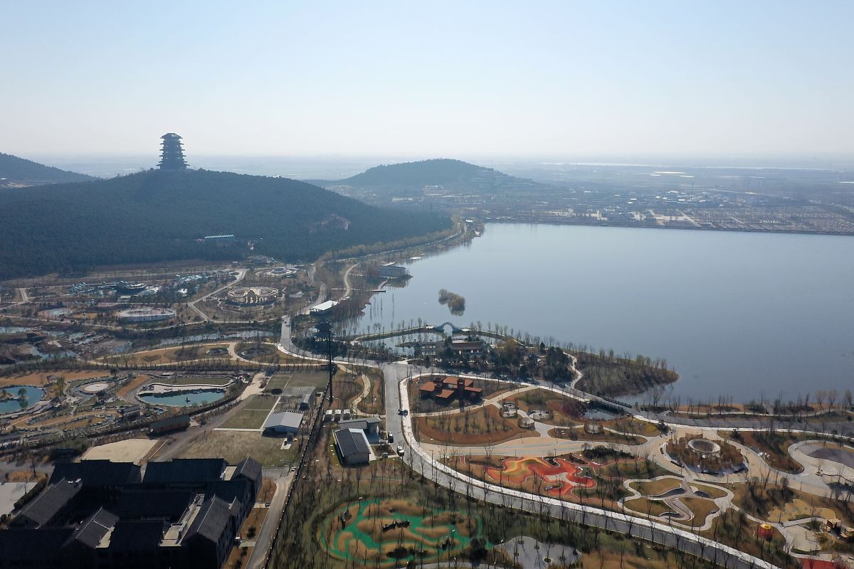 2021年12月3日 ,江苏徐州,吕梁风景区.