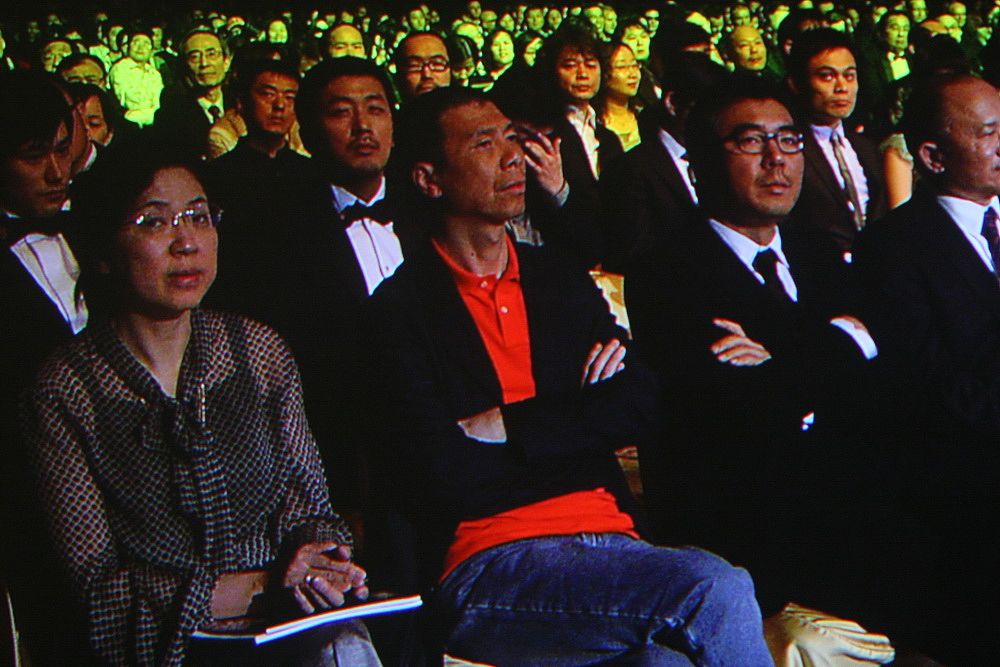 2009年3月23日讯,香港,第3届亚洲电影大奖颁奖礼当日举行.陈冲与奥利