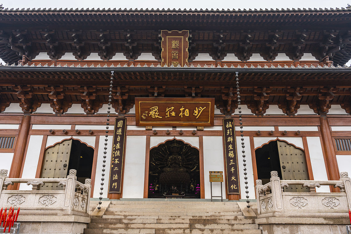 2021年2月5日,杭州径山寺.