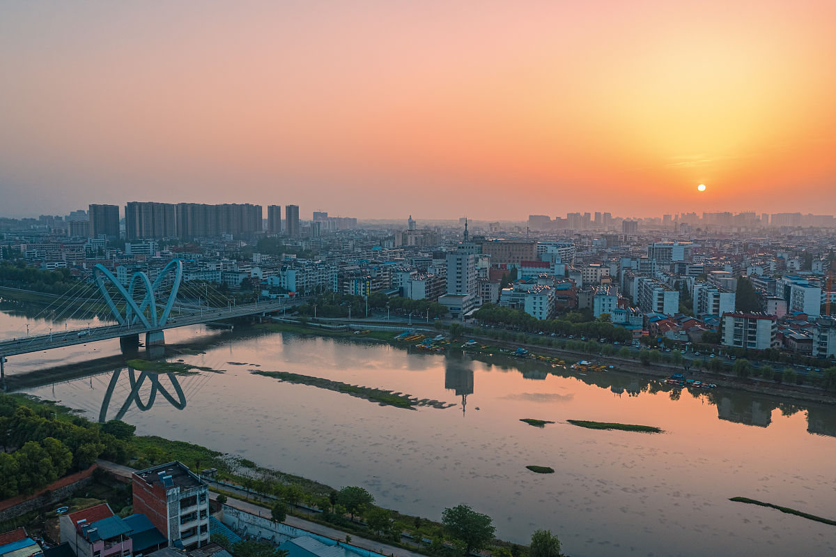 2021年5月8日,湖北省随州市,厥水河.