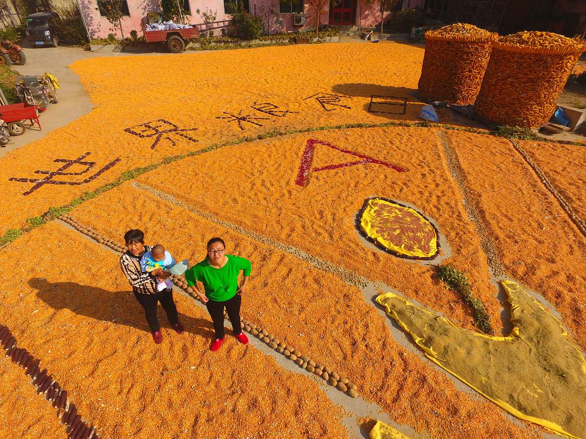 金秋九月 硕果累累接下联